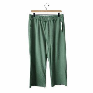 NWT Eileen Fisher Cropped Slouch Pant Sage Green Size M